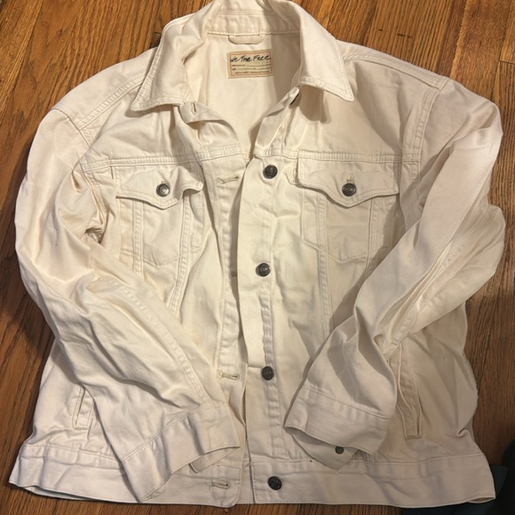 Free People Jolene Trucker Jacket / Ecru - Picture 13 of 14